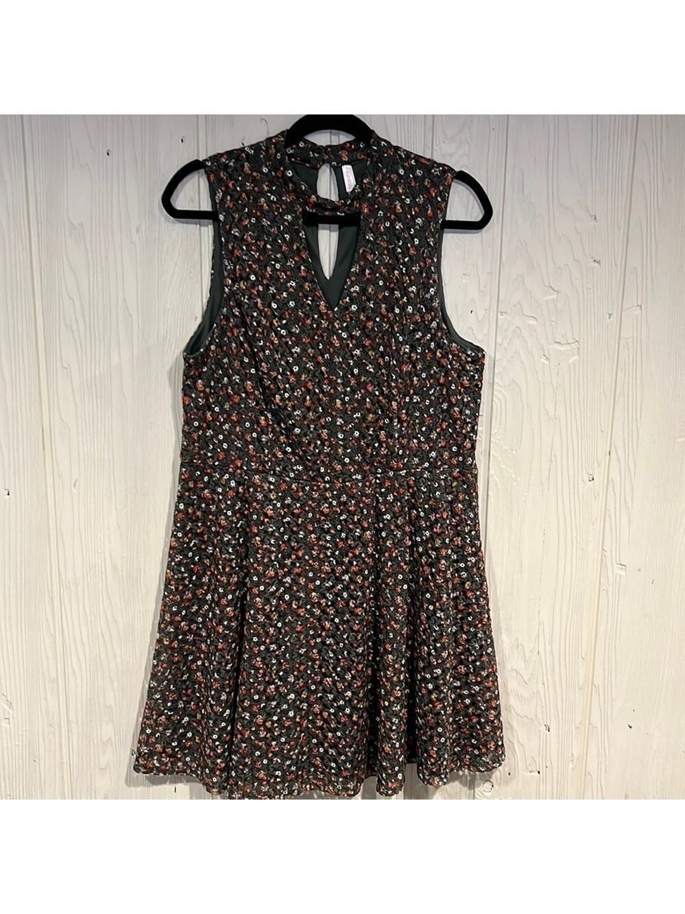 XHILARATION Sleeveless Lace Dress XXL Fall Colored